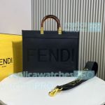 Replica Fend-i Sunshine Black Tote Bag Large Size